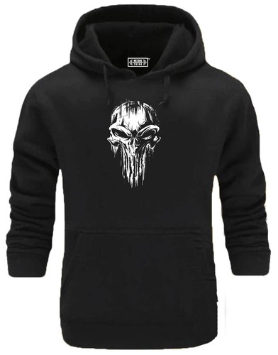 Skull hoodie gym clothing - skull,