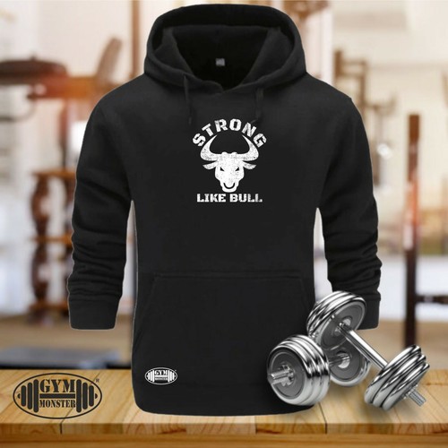 Strong bull hoodie gym - strong,