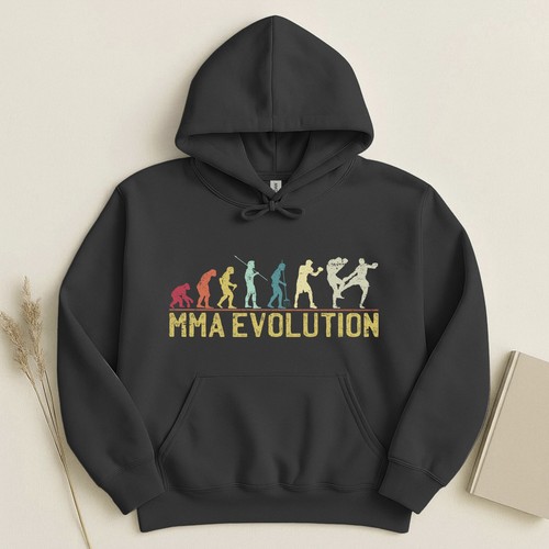 Mma evolution hoodie - evolution,