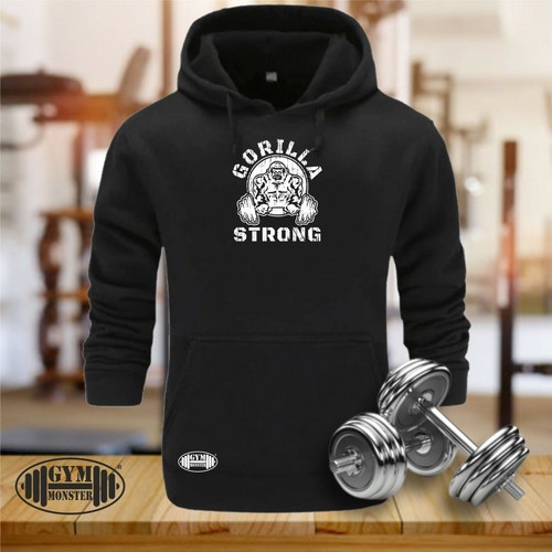 Gorilla strong hoodie gym - strong,