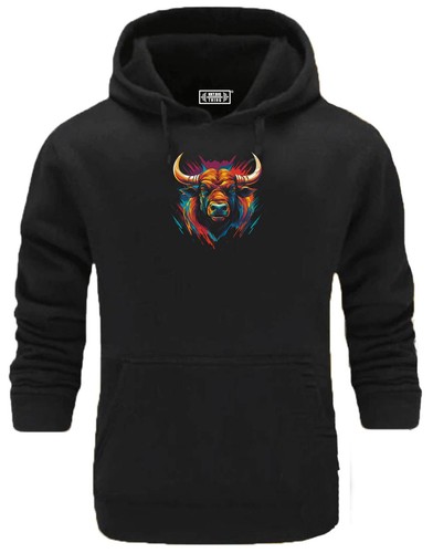 Bull hoodie gym clothing - hoodie,