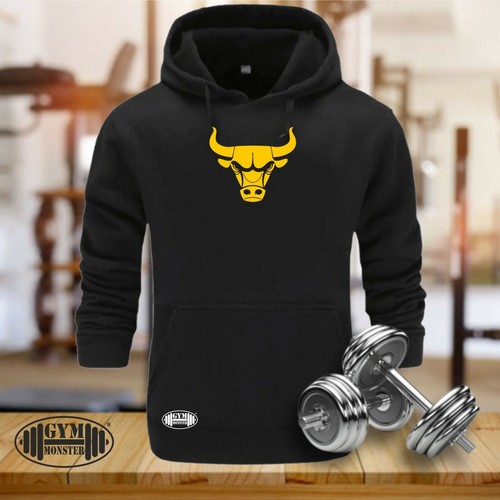 Bull hoodie gym clothing - hoodie,