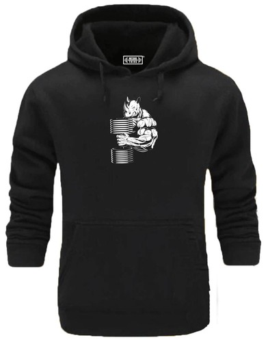 Rhino bodybuilding hoodie gym - bodybuilding,