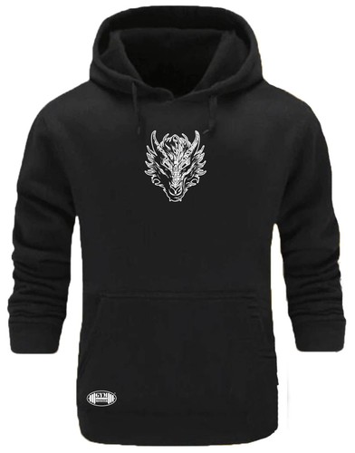Dragon head hoodie gym - hoodie,