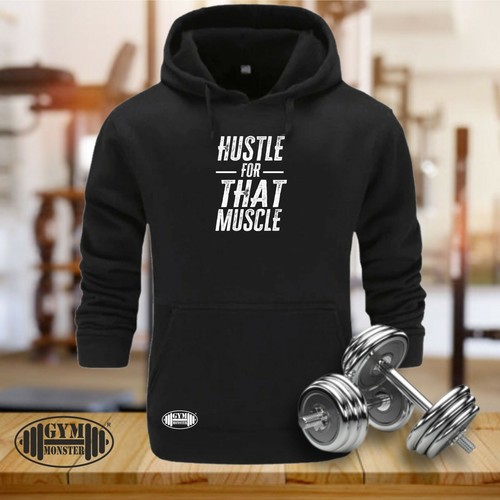 Hustle for muscle hoodie - for,