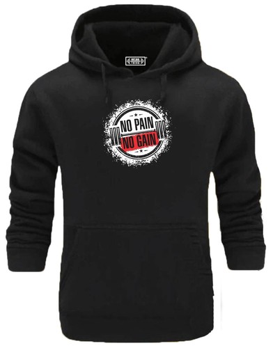 Pain gain hoodie gym - no,