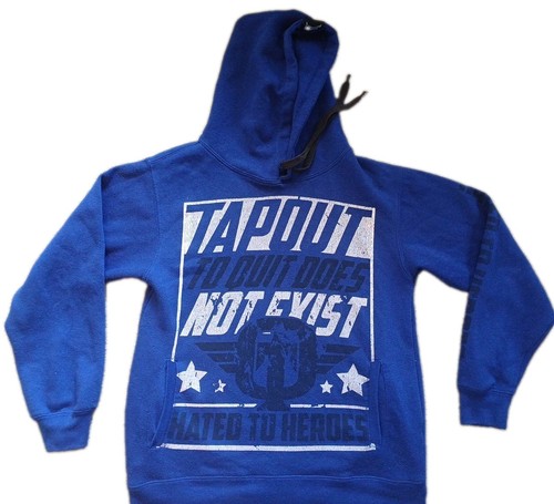 Vintage tapout hoodie blue - tapout,
