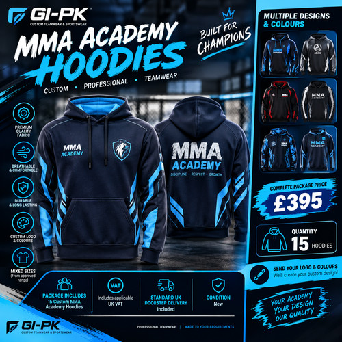 Custom mma academy hoodies - 15,