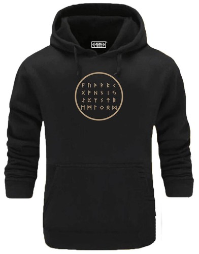 Viking runes hoodie gym - viking,