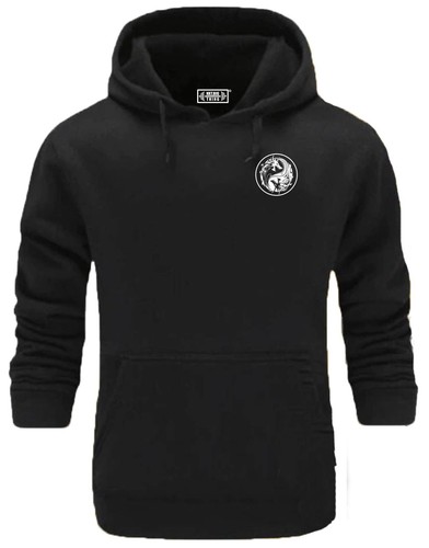 Yin yang dragon - hoodie, pocket